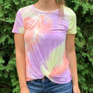 Tie Dye Tee | Coral